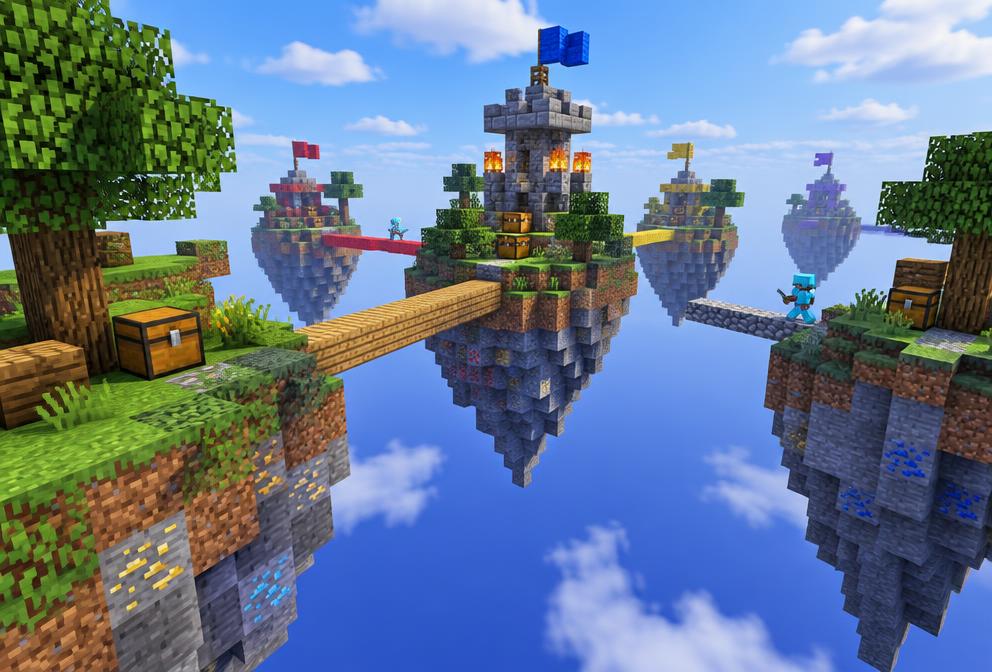 Modo Skywars do SaintMC