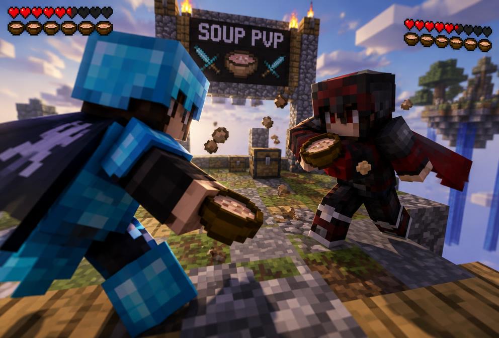 Modo Sopa Challenge do SaintMC